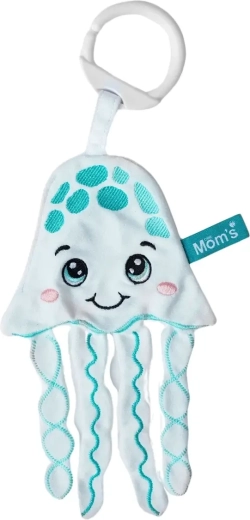 Zörgő, függeszthető textil játék Medúza babáknak 0+ Mom's Care
