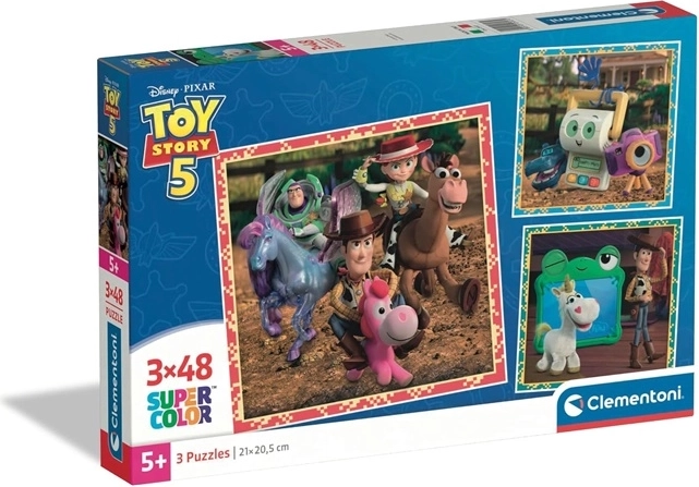 Clementoni Toy Story gyermek puzzle Square 3×48 darabos