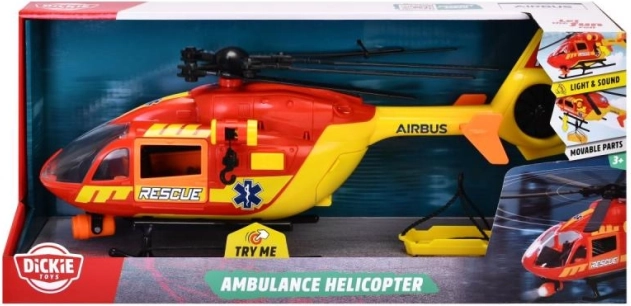 Mentőhelikopter effektekkel 36 cm