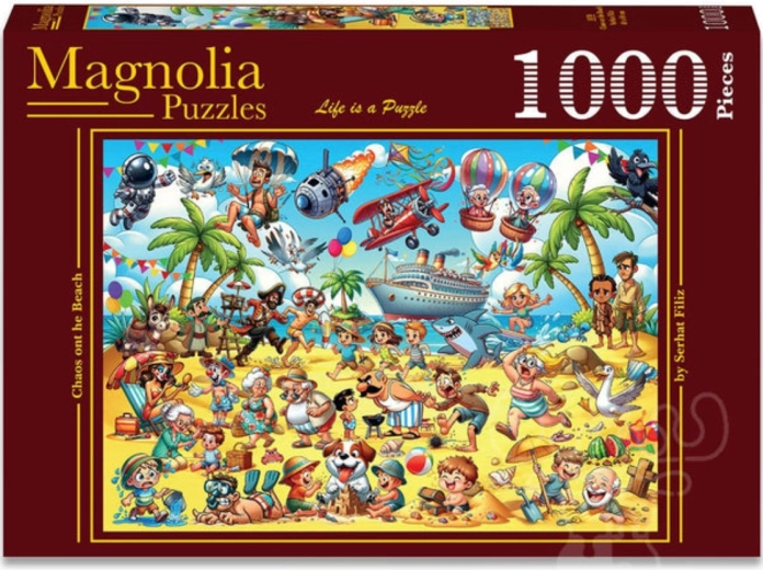 Magnolia puzzle Káosz a strandon 1000 darabos