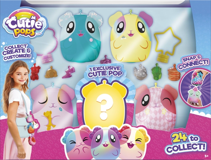 Cutie Pops meglepetés hátizsákdísz készlet (5 db) – többféle