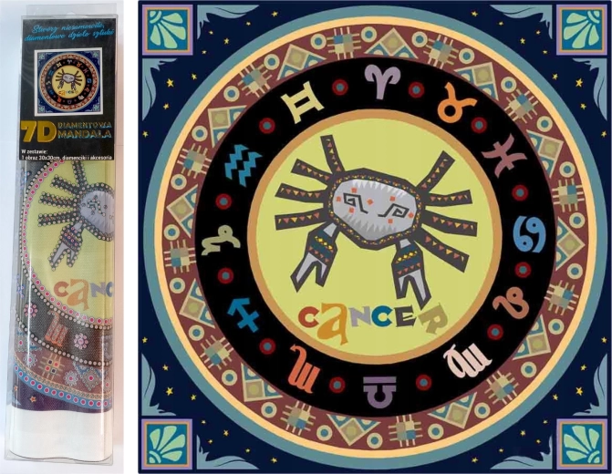 Norimpex gyémántfestés 7D Állatövi jegy Rák 30x30 cm