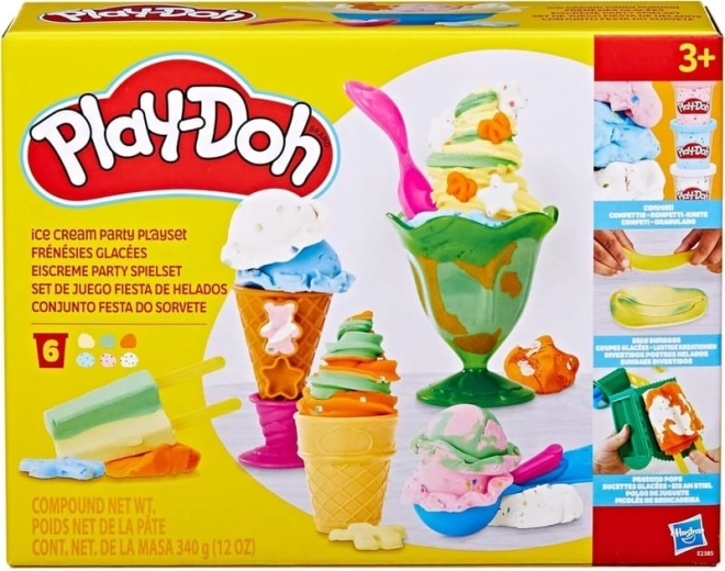 Play-Doh Jeges fagyibuli – kreatív gyurma fagylaltkészítő szett