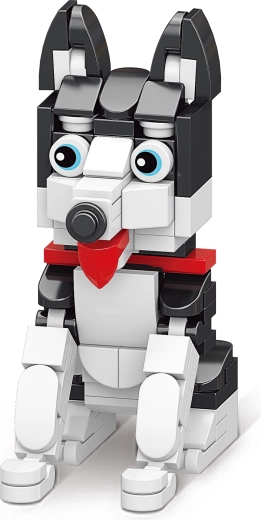 Mini építőkészlet kutyus – kreatív kutyás figurák 6 éves kortól