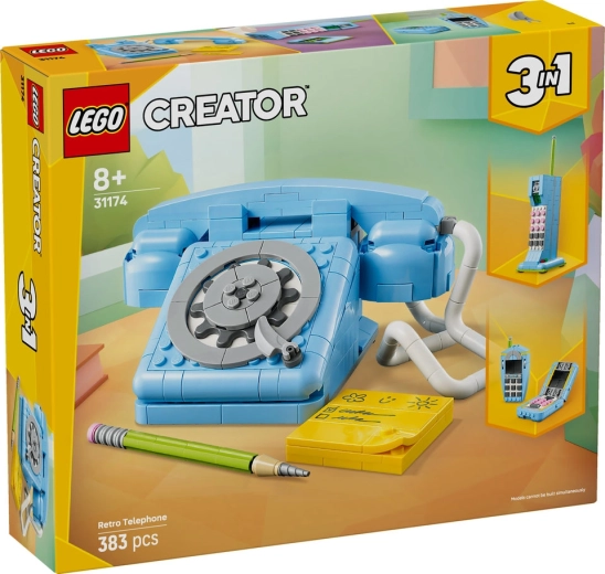 Lego creator 3az1-ben retro telefon