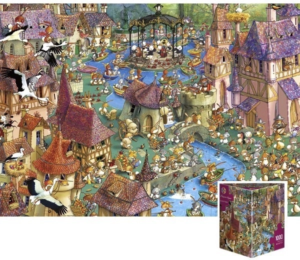 HEYE Nyuszifalu puzzle, 1000 darab