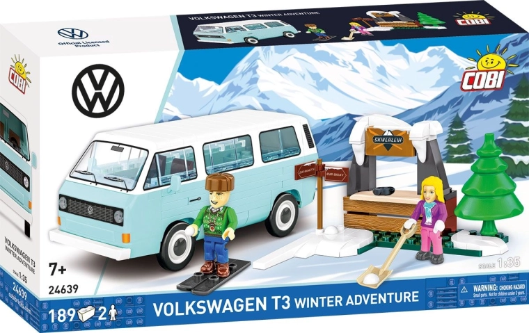 Cobi Volkswagen T3 Téli kaland építőkészlet (189 db)