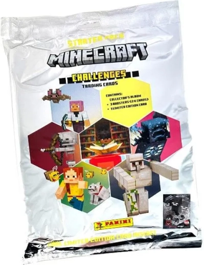 Minecraft gyűjtőkártyák 4. sorozat „Challenges” – kezdőcsomag