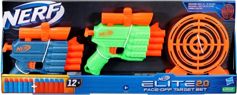 Nerf Elite 2.0 Face-Off készlet céltáblával és 2 blasterrel
