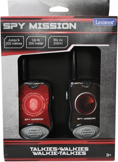 Lexibook SPY MISSION gyerek walkie-talkie készlet, 200 m hatótávval