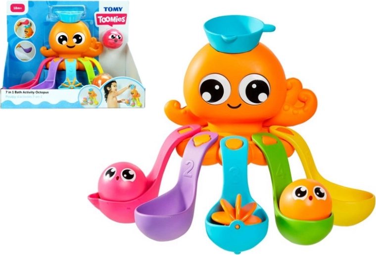 Tomy Toomies fürdőpolip 7 az 1-ben