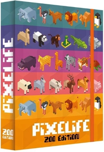 A5-ös füzetbox Jumbo MAX Pixelife Zoo edition – 1 db