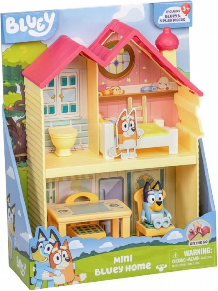 Mini BLUEY-házacska – családi ház figurakészlettel