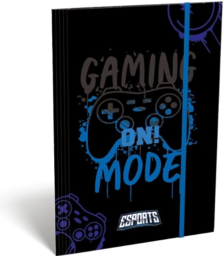 LizzyCard Esport iratrendező mappa A4 gumipánttal