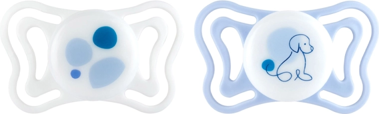 Chicco PhysioForma light szilikon ortodontikus cumi kék 2–6 hó, 2 db