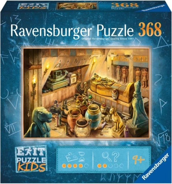 Gyermekeknek szóló szabadulós puzzle Egyiptom 368 darab RAVENSBURGER