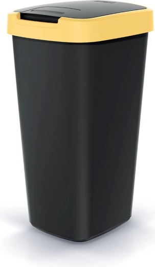 Compacta Q Flap 25 l szemetes sárga fedéllel
