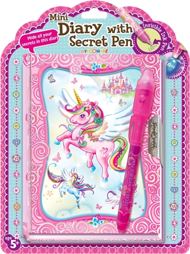 Pegazus napló titkos UV tollal és zárral