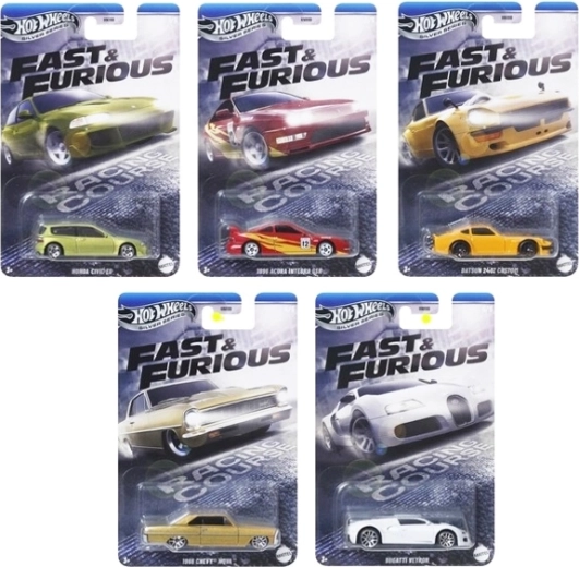 hot wheels halálos iramban – 5 autós készlet silver series