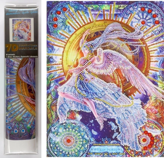 Norimpex 7D gyémántfestés – Szerencsekerék, 30 × 40 cm
