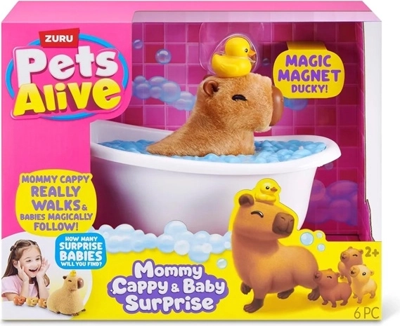 ZURU Pets Alive anya és baba meglepetés