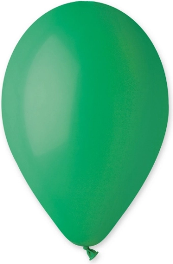 Pasztell latex lufik 10" sötétzöld