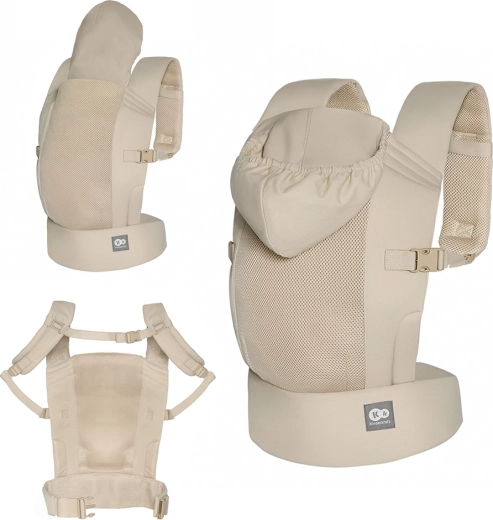 Kinderkraft Carrybee ergonomikus hordozó, bézs