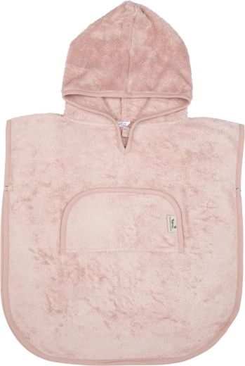 Timboo bambusz poncsó V-nyakkivágással Misty Rose színben