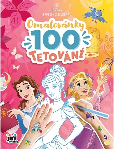 Színezőkönyv 100 Disney hercegnős tetoválással
