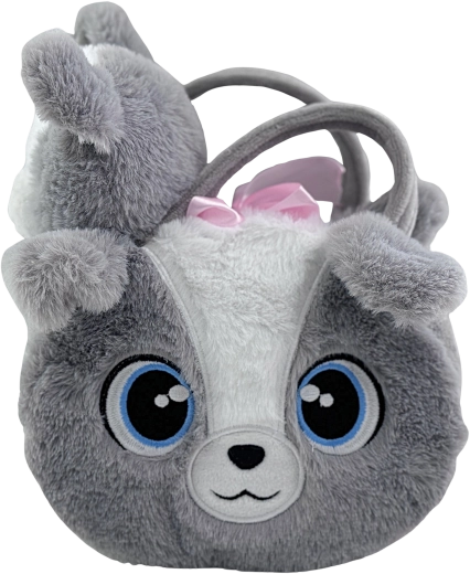 Plüss kézitáska Dante kutyussal