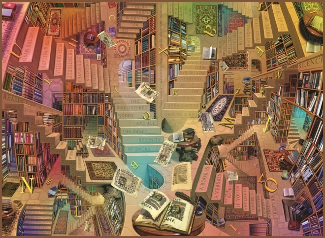 Puzzle Könyvtár 1000 darabos Anatolian