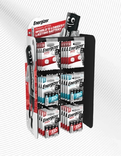 Energizer függőleges állvány 2×3 rúdra akasztható tartóval