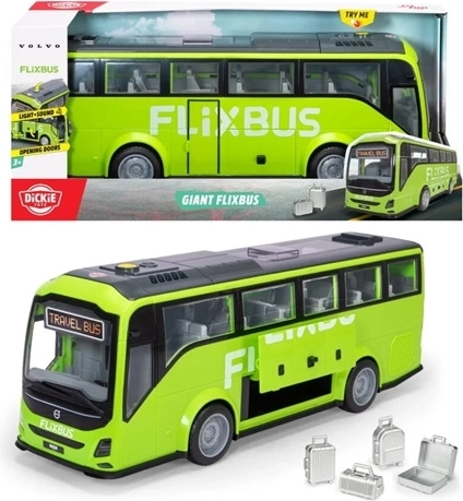 Dickie City Volvo FlixBus autóbusz, 54 cm