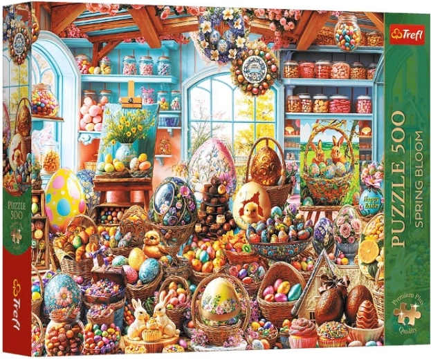 Trefl Premium Plus puzzle Spring Bloom: Húsvéti cukrászda (500 darab)