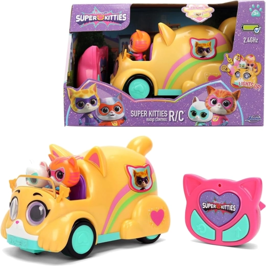 Jada Toys SuperKitties távirányítós RC autó Ginnyvel és Bitsyvel