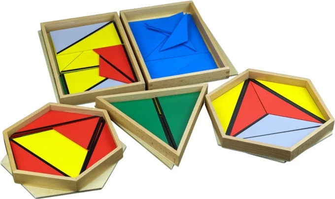 Moyo Montessori szerkesztő háromszögek