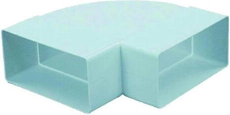 Vízszintes lapos könyök légtechnikai csatornához 110 × 55 mm