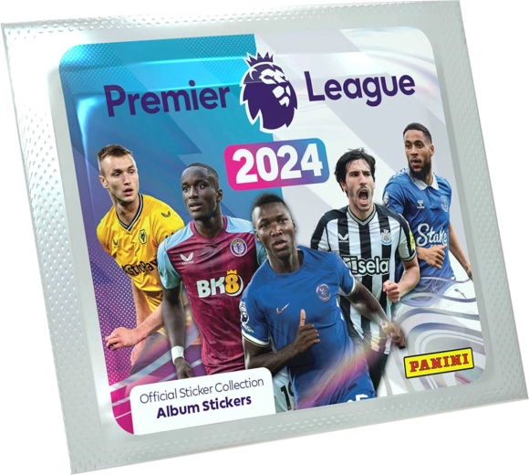 Panini Premier League 2024 gyűjthető matricák – 5 db-os csomag