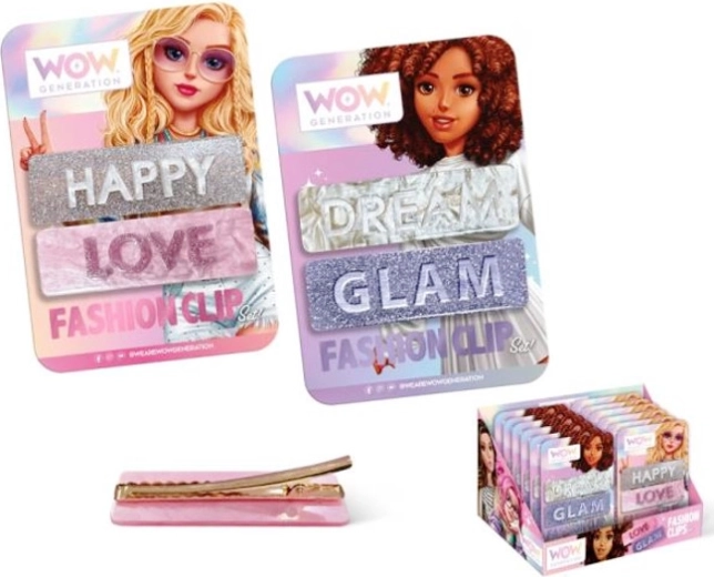 WOW Generation Fabulous Glam 2 divatos hajcsat szett
