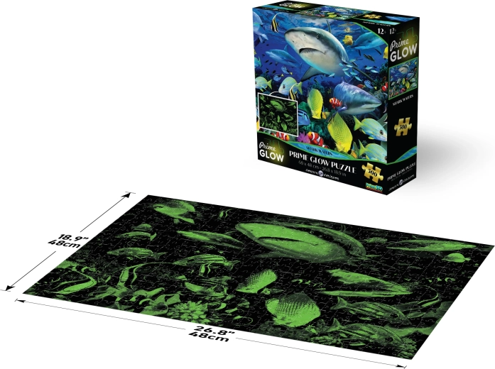 Prime 3D világító puzzle cápa 500 darab
