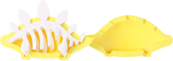 Mágneses dinoszaurusz építőkészlet vázzal és 3D jelenettel