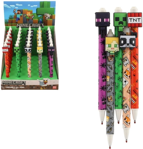 Minecraft radírozható gél toll - 1 db