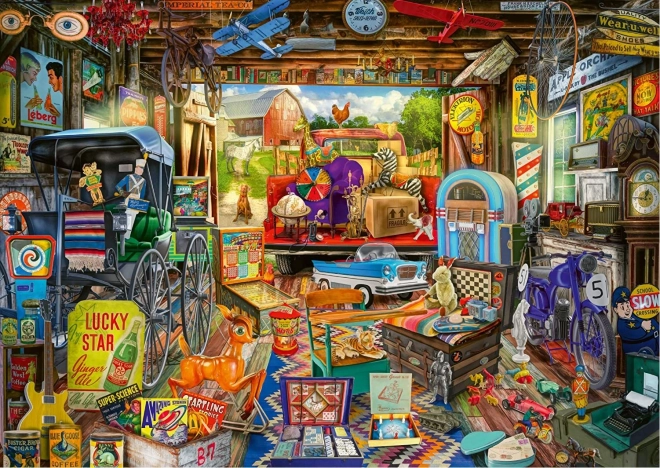 Puzzle Bolhapiac a garázsban 500 darab