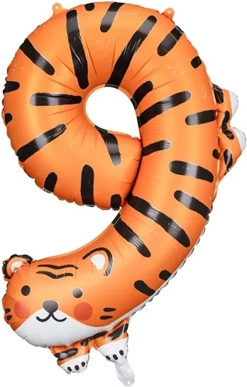 Fólia lufi 9-es szám – tigris 49 × 76 cm
