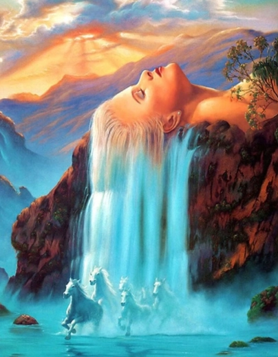 Gyémántfestés Álmodozás 30 × 40 cm