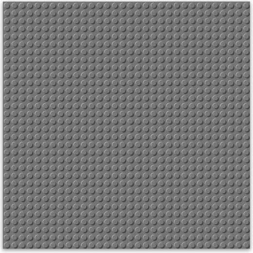 Brixies építő alátét sötétszürke 25,5 x 25,5 cm