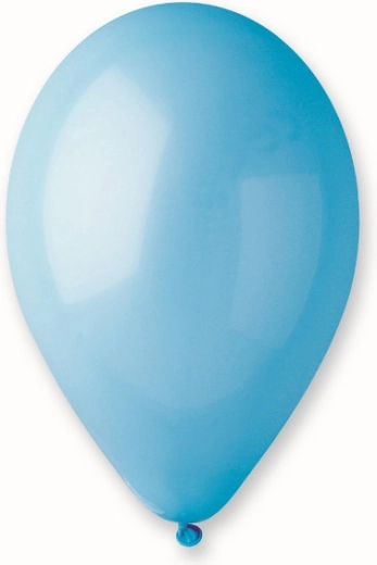 Pasztell lufik 25 cm – világoskék