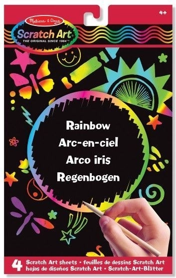 Csillogó karcolós szivárványos tábla