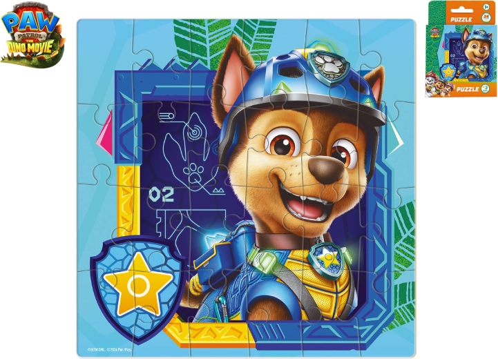 Mancs őrjárat Chase Dino Movie puzzle, 24 darabos
