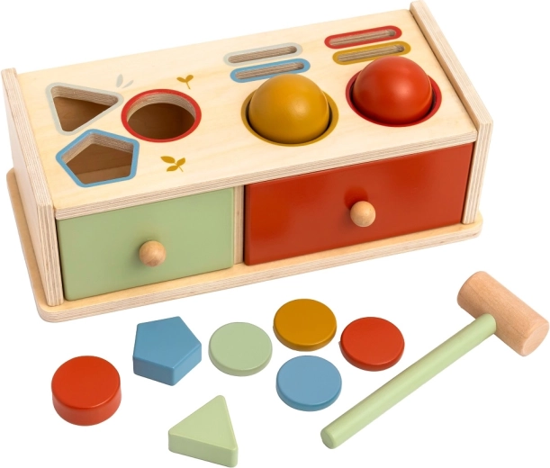 2Kids Toys fa golyóütögető és formaillesztő kihúzható fiókokkal